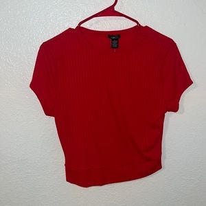 Forever 21 red crop size XL can fit as a L Tag is still on